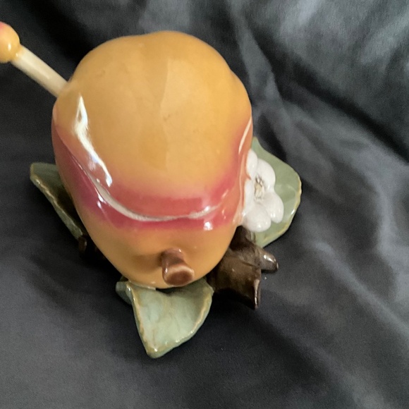 RARE Maruhon Japanese Pear Sugar Bowl - Picture 6 of 8